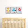 Big Dot Of Happiness Gear Up Robots - Nursery Wall Art And Kids Room Decor - 7.5 X 10 Inches - Set Of 3 Prints -Graco Sales GUEST 001e6212 c680 433a 97dc b7996d63347a