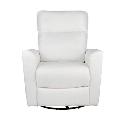 SECOND STORY HOME Soho Swivel Recliner Chair - White 3 SECOND STORY HOME Soho Swivel Recliner Chair - White