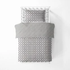 Bacati - Love Aztec Print Gray 4 Pc Toddler Bedding Set 12 Bacati - Love Aztec Print Gray 4 Pc Toddler Bedding Set -Graco Sales GUEST 01f6929f 2505 49fa 9a1a 32e3527440a1 1