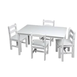 5pc Kids' Rectangle Table And Chair Set - Gift Mark -Graco Sales GUEST 01f83242 16b7 45f7 af44 81f1b56bb030