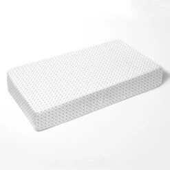 Bacati - Gray Arrows On White Backgroud 100 Percent Cotton Universal Baby US Standard Crib Or Toddler Bed Fitted Sheet