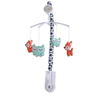 Bacati - Emma Coral Mint Navy 10 Pc Crib Bedding Set With 2 Crib Fitted Sheets 10 Bacati - Emma Coral Mint Navy 10 Pc Crib Bedding Set With 2 Crib Fitted Sheets - Image 8