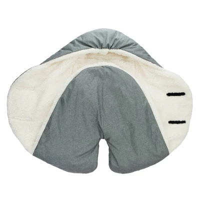 7AM Enfant Nido Cloud Blanket Wrap - Heather Gray - Small 5 7AM Enfant Nido Cloud Blanket Wrap - Heather Gray - Small - Image 3