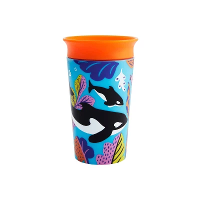 Munchkin Miracle 360° Wild Love Sippy Cup - 2pk - 9oz Orca/Polar 6 Munchkin Miracle 360° Wild Love Sippy Cup - 2pk - 9oz Orca/Polar - Image 4