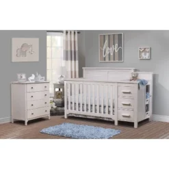 Sorelle Farmhouse Crib & Changer - Weathered White 7 Sorelle Farmhouse Crib & Changer - Weathered White -Graco Sales GUEST 05fa9a9a 0b13 4ad1 90bf 59cb961558fb