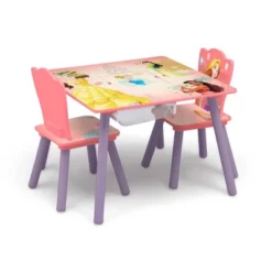 Delta Children Disney Princess Kids' Table And Chair Set With Storage (2 Chairs Included) - Greenguard Gold Certified - 3ct -Graco Sales GUEST 0641478c 7118 4188 9a28 d77085ffaaf5
