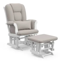 Storkcraft Tuscany White Frame Glider And Ottoman -Graco Sales GUEST 07fce2f1 1794 43b4 9e05 e9a2ec457c33
