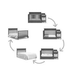 Storkcraft Arizona 4-in-1 Convertible Crib And Changer -Graco Sales GUEST 08f454a1 a621 4c2b a254 1b75444fcf5e
