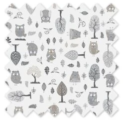 Bacati - Owls In The Woods Gray Beige 100 Percent Cotton Universal Baby US Standard Crib Or Toddler Bed Fitted Sheet -Graco Sales GUEST 0aaf2b32 f78f 4a3e 8588 5578de686ab2