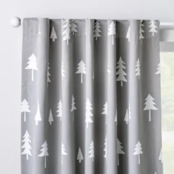 Blackout Curtain Panel Trees - Cloud Island™ Gray -Graco Sales GUEST 0c1a6528 cfb3 4264 aa09 1708c1a308f8