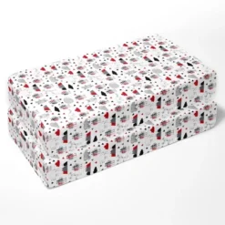 Bacati - Lumberjack Red Black Gray 10 Pc Crib Bedding Set With 2 Crib Fitted Sheets -Graco Sales GUEST 0ce529e2 10b4 4ec4 8dc0 83c770e669ae