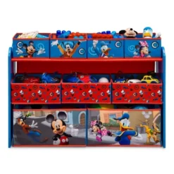 Delta Children Disney Mickey Mouse Deluxe 9 Bin Design And Store Toy Organizer -Graco Sales GUEST 0db20fb4 fb67 470e 8dde 81f4691bdf65
