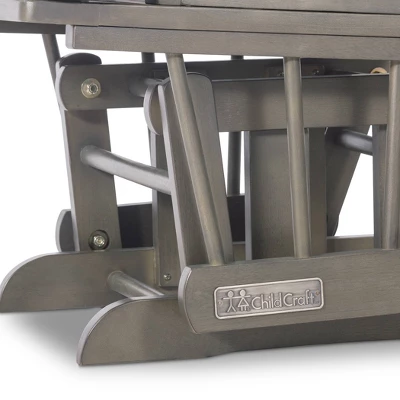 Child Craft Tranquil Glider And Ottoman - Dapper Gray 8 Child Craft Tranquil Glider And Ottoman - Dapper Gray - Image 6