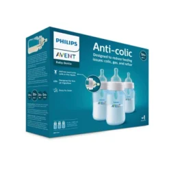 Philips Avent Anti-Colic Baby Bottle With AirFree Vent - Blue - 9oz/3pk -Graco Sales GUEST 0ed6da94 074e 4cd0 af19 c22c8c7a0c1e