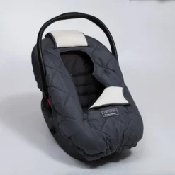 CozyBaby Premium Baby And Infant Insulated Polar Fleece Car Seat Cover With Dual Zippers, Elastic Edge, And Pull Over Flap, Charcoal -Graco Sales GUEST 0f16e31d d92c 4167 aed6 97114e370755
