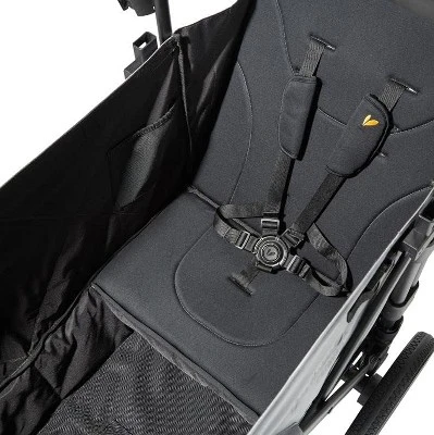 Larktale Caravan Coupe - Compact 2-Seater Stroller Wagon With Small Fold - Adjustable Canopies Included - Gray/Green 5 Larktale Caravan Coupe - Compact 2-Seater Stroller Wagon With Small Fold - Adjustable Canopies Included - Gray/Green - Image 3