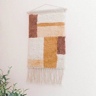 Crane Baby Handcrafted Cotton Wall Hanging - Kendi 3 Crane Baby Handcrafted Cotton Wall Hanging - Kendi