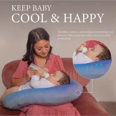 Pharmedoc Nursing Pillow For Breastfeeding, Support For Mom And Baby - Maternity Pillows - Cooling Cover 5 Pharmedoc Nursing Pillow For Breastfeeding, Support For Mom And Baby - Maternity Pillows - Cooling Cover - Image 3