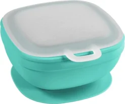 Platinum Silicone 11oz. Suction Bowl W/Platinum Silicone Press In Lid -Graco Sales GUEST 12f128e4 237b 4f0c a23a 252ffe6e7107