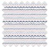 Bacati - Olivia Garland Coral/Navy Crib/Toddler Bed Skirt