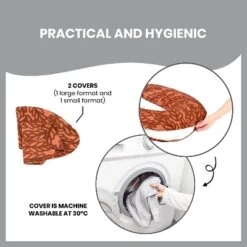 Babymoov B.Love 2-in-1 Pillow - The Original Organic Pregnancy Pillow & Nursing Cushion (Oeko-TEX Certified), Orange -Graco Sales GUEST 13a70170 457b 49dd a0d9 7c2c85111b1d