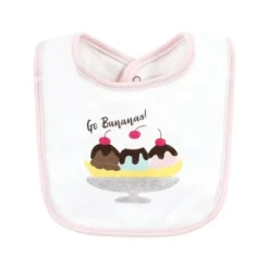 Hudson Baby Infant Girls Cotton Bibs, Banana Split, One Size -Graco Sales GUEST 142c8875 1a28 42d1 b116 03823c263e0b