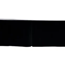 Bacati - Solid Crib/Toddler Bed Skirt - Black -Graco Sales GUEST 161ebe60 8029 4c58 ad06 81fc273de152