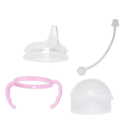 Botabee Soft Spout Transition Sippy Cup For 5oz & 8oz Bottles, 2pack, Pink 5 Botabee Soft Spout Transition Sippy Cup For 5oz & 8oz Bottles, 2pack, Pink - Image 3