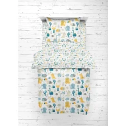 Bacati - Little Dino Boys Teal/Yellow Muslin 5 Pc Toddler Bedding Set With Dec Pillow 17 Bacati - Little Dino Boys Teal/Yellow Muslin 5 Pc Toddler Bedding Set With Dec Pillow -Graco Sales GUEST 17f988a4 8081 4a5a adfc dc01dfe582a6