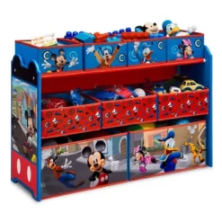 Delta Children Disney Mickey Mouse Deluxe 9 Bin Design And Store Toy Organizer -Graco Sales GUEST 18175b9a d704 45cb a68c b91f847087ea