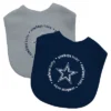 Baby Fanatic Officially Licensed Unisex Baby Bibs 2 Pack - NFL Dallas Cowboys -Graco Sales GUEST 18292ec9 e658 4c15 a1a1 5d7192ce49c0