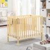 Suite Bebe Palmer 3-in-1 Convertible Mini Crib With Mattress Pad - Natural -Graco Sales GUEST 19915cb9 3e25 45a0 9454 05e16a1c738c