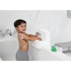 Delta Children PerfectSize 3-in-1 Convertible Sink, Step Stool And Bath Toy For Toddlers/Kids' Perfect For Potty Training - White/Gray -Graco Sales GUEST 1a55544b 4be6 42cb aaea 6baea095ece2