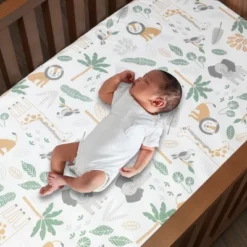 Lambs & Ivy Jungle Friends 5-Piece Safari Animals Nursery Baby Crib Bedding Set -Graco Sales GUEST 1ba851a6 6981 4c0b 908d 6abc03ea5f0e