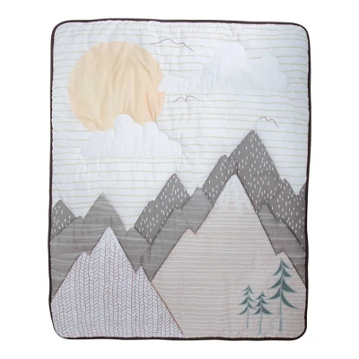 Trend Lab Crib Bedding Set - Mountain Baby - 3pc 4 Trend Lab Crib Bedding Set - Mountain Baby - 3pc - Image 2