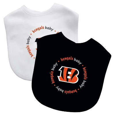 Baby Fanatic Officially Licensed Unisex Baby Bibs 2 Pack - NFL Cincinnati Bengals 3 Baby Fanatic Officially Licensed Unisex Baby Bibs 2 Pack - NFL Cincinnati Bengals