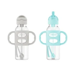 Dr. Brown's 2pk Sippy Straw Baby Bottle With Handles - 8oz 22 Dr. Brown's 2pk Sippy Straw Baby Bottle With Handles - 8oz -Graco Sales GUEST 1c26cfe2 4da9 4267 995c bf72aaedb958