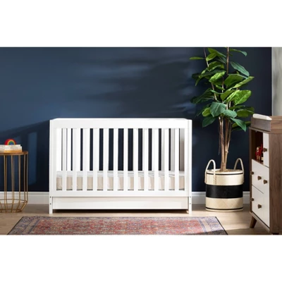 Yodi Crib With Drawer - White - South Shore 3 Yodi Crib With Drawer - White - South Shore