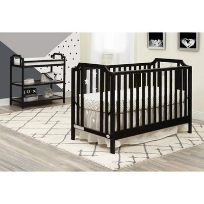 Suite Bebe Celeste 3-in-1 Convertible Island Crib - Black 6 Suite Bebe Celeste 3-in-1 Convertible Island Crib - Black - Image 4