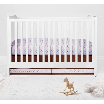 Bacati - Baby & Me Giraffe, Orange/Green/Blue/Red/Brown 3 Pc Crib Bedding Set 5 Bacati - Baby & Me Giraffe, Orange/Green/Blue/Red/Brown 3 Pc Crib Bedding Set - Image 3