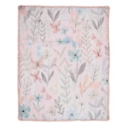 Lambs & Ivy Baby Blooms 3-Piece Pink Floral/Butterfly Baby Crib Bedding Set -Graco Sales GUEST 1e1f0dad 1d37 45af b891 5497197c403e