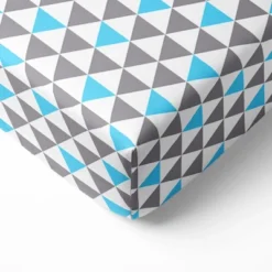 Bacati - Woodlands Forest Animals Aqua/Navy/Grey 4 Pc Crib Bedding Set With Diaper Caddy -Graco Sales GUEST 1e3e0f29 52db 4714 a0d5 5f7c5c098c20