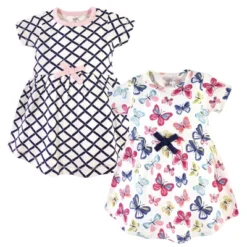 Touched By Nature Baby And Toddler Girl Organic Cotton Short-Sleeve Dresses 2pk, Bright Butterflies 7 Touched By Nature Baby And Toddler Girl Organic Cotton Short-Sleeve Dresses 2pk, Bright Butterflies -Graco Sales GUEST 1ed64443 1cf1 4441 abf2 e0d8dbc36f6e