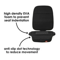 Diono Seat Guard Complete, Full Size Car Seat Protector, Raised Edges, Non Slip Backing, Black -Graco Sales GUEST 1f037940 2ca0 4cc8 b2f9 4b45a9ce6be2