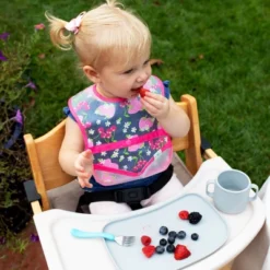 Green Sprouts Snap & Go Wipe-off Bibs 3pk