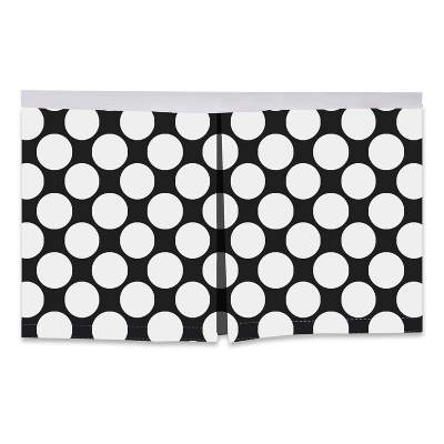 Bacati - Large Dots Crib/Toddler Bed Skirt - Black 4 Bacati - Large Dots Crib/Toddler Bed Skirt - Black - Image 2