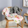Jersey Knit Reversible Baby Blanket Floral - Cloud Island™ - White -Graco Sales GUEST 23c6b666 2600 4e05 a259 46bc768cc150