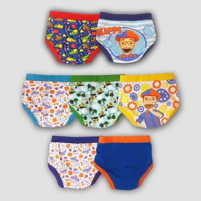 Toddler Boys' 7pk Blippi Briefs 3 Toddler Boys' 7pk Blippi Briefs