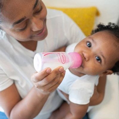 Dr. Brown's Dr. Brown's Options Baby Bottle - Pink - 4oz 4 Dr. Brown's Dr. Brown's Options Baby Bottle - Pink - 4oz - Image 2