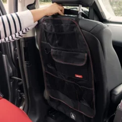 Diono Stow 'n Go Car Back Seat Organizer, Kick Mat Seat Protector, 7 Pockets, 2 Drinks Holders, Black -Graco Sales GUEST 254cffe0 9641 47e5 b804 e61d749579e6